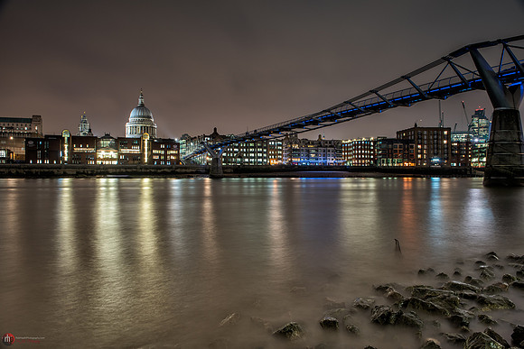 Low tide in the Thames